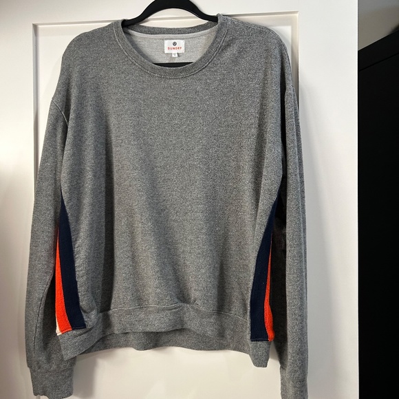 Sundry Side Swipe Sweatshirt US Size Large / Sundry Size 3 - Picture 2 of 6